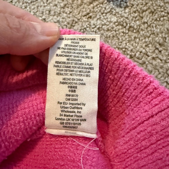 Free People Ottoman Slouchy Tunic Sweater Pink XS - Picture 4 of 6